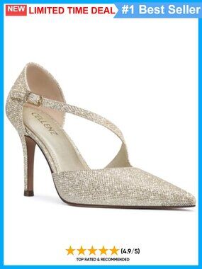 Women's Pointed Toe Stiletto Pumps With Ankle Strap Dress Heels